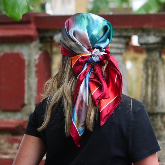 Dégustation – 100% Silk Scarf