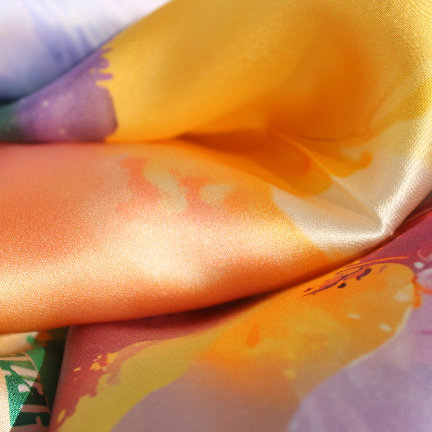 Paysage d'Anjou – 100% Silk Scarf