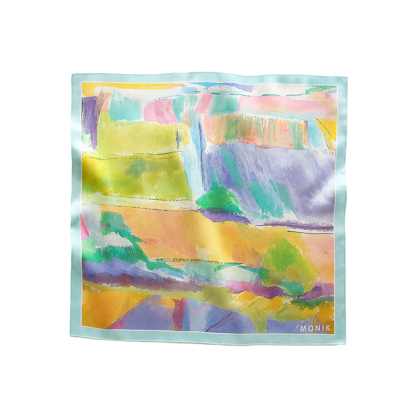 Paysage d'Anjou – 100% Silk Scarf
