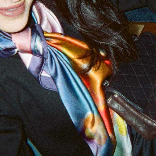 Scène marocaine – 100% Silk Scarf