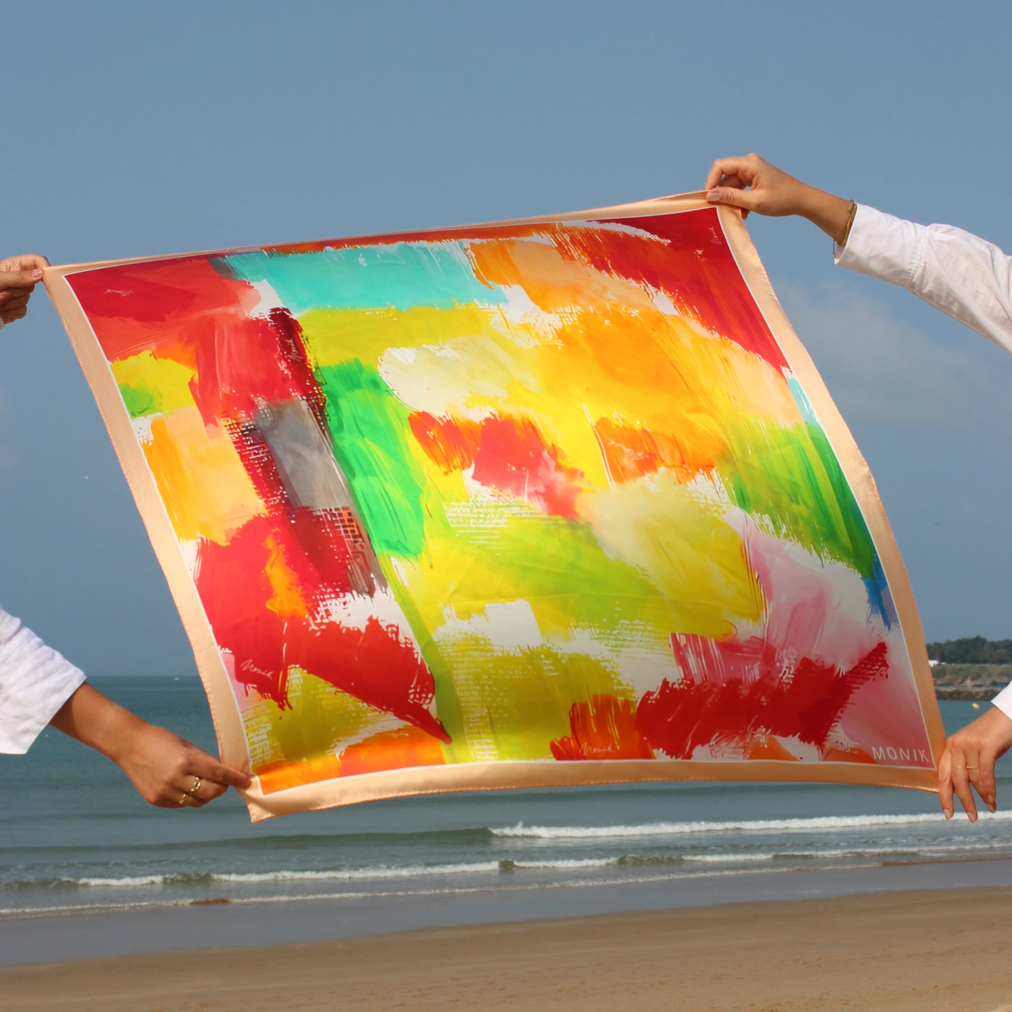 L'automne en Sologne – 100% Silk Scarf