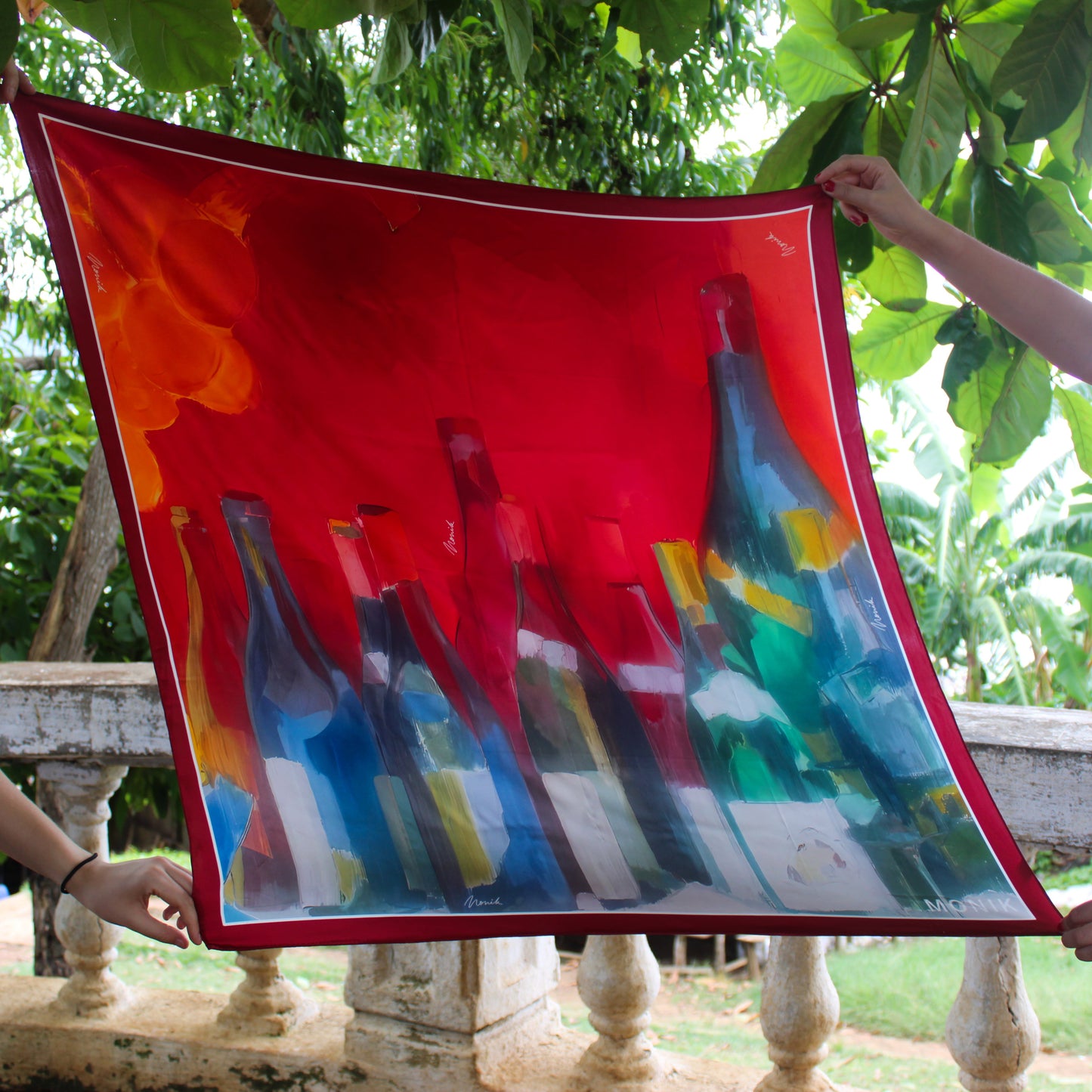 Dégustation – 100% Silk Scarf
