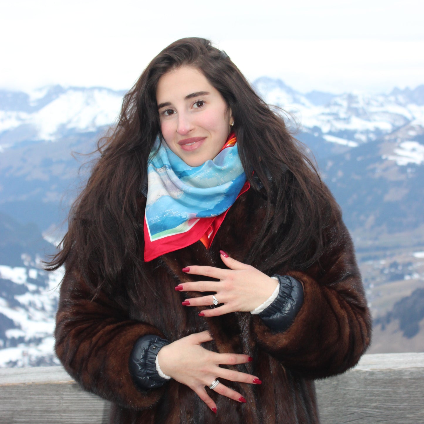 La Réunionaise – 100% Silk Scarf (Birthday limited edition)