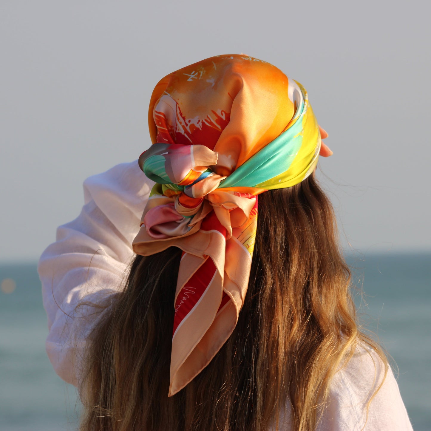L'automne en Sologne – 100% Silk Scarf