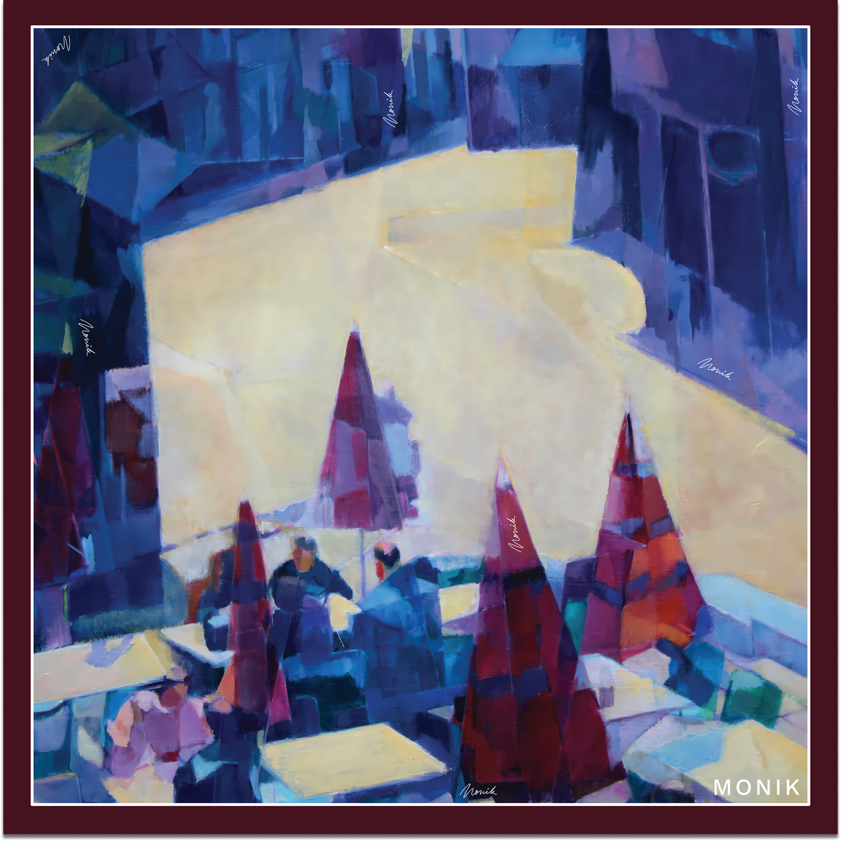Place du Bourg de Four à Genève – 100% Silk Scarf